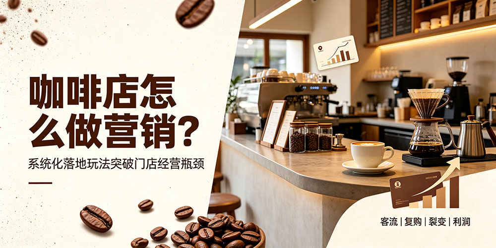 咖啡店怎么做营销？系统化落地玩法突破门店经营瓶颈
