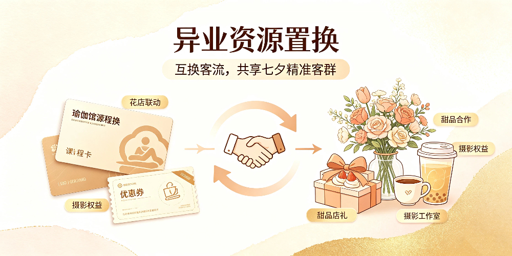 七夕瑜伽馆零成本营销攻略:异业资源置换-企叮咚科技平台.jpg 七夕瑜伽馆零成本营销攻略:异业资源置换-企叮咚科技平台.jpg
