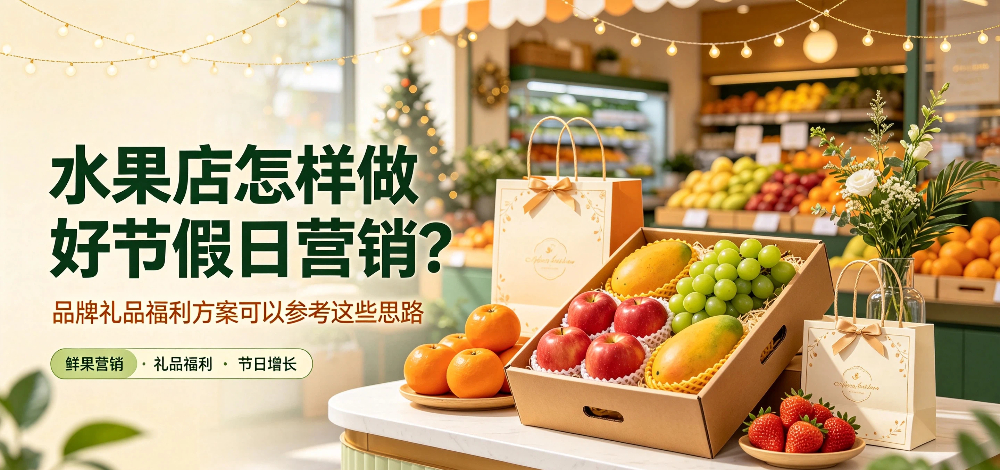 水果店怎样做好节假日营销?品牌礼品福利方案可以参考这些思路