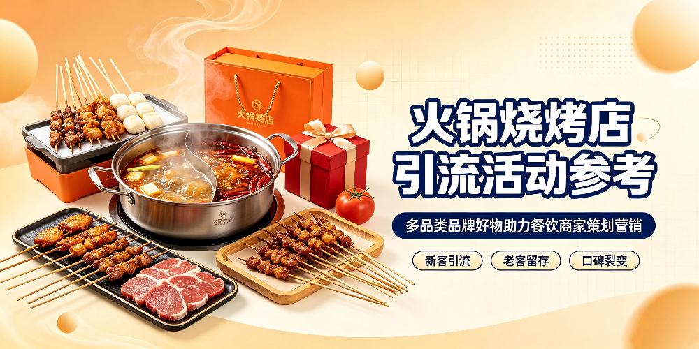 火锅烧烤店引流活动参考:多品类品牌好物助力餐饮商家策划营销-企叮咚科技平台.jpg 火锅烧烤店引流活动参考:多品类品牌好物助力餐饮商家策划营销-企叮咚科技平台.jpg