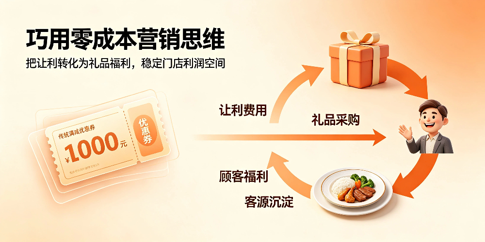 实体餐饮商家营销转型思路与礼品采购活动策划 -巧用零成本营销思维-企叮咚科技平台.jpg