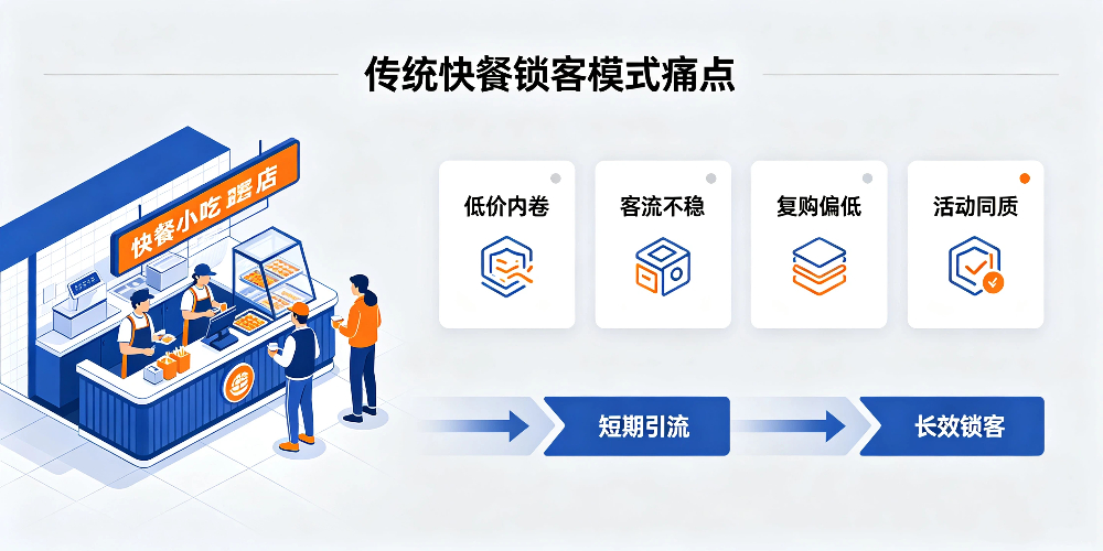 快餐小吃店锁客与引流策略:传统快餐锁客模式痛点-企叮咚科技平台.jpg 快餐小吃店锁客与引流策略:传统快餐锁客模式痛点-企叮咚科技平台.jpg