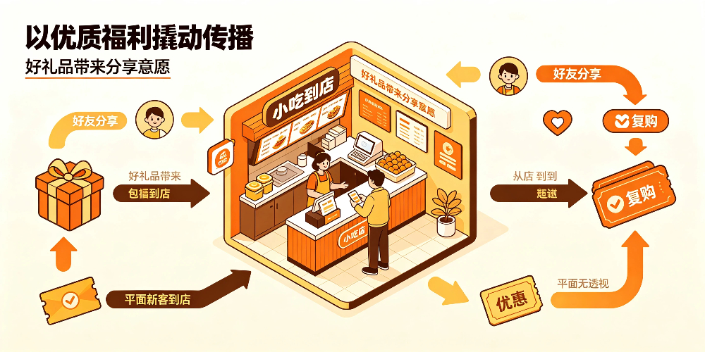 街边小吃店客源裂变与企叮咚助力运营-以优质福利撬动传播-企叮咚科技平台.jpg 街边小吃店客源裂变与企叮咚助力运营-以优质福利撬动传播-企叮咚科技平台.jpg