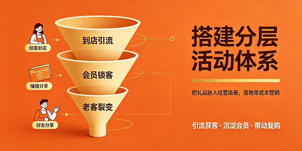 餐饮商家礼品营销落地策略-搭建分层活动体系-企叮咚科技平台.jpg