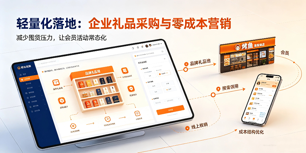 烤鱼店淡季维稳与会员营销玩法 -轻量化落地:企业礼品采购与零成本营销-企叮咚科技平台.jpg 烤鱼店淡季维稳与会员营销玩法 -轻量化落地:企业礼品采购与零成本营销-企叮咚科技平台.jpg