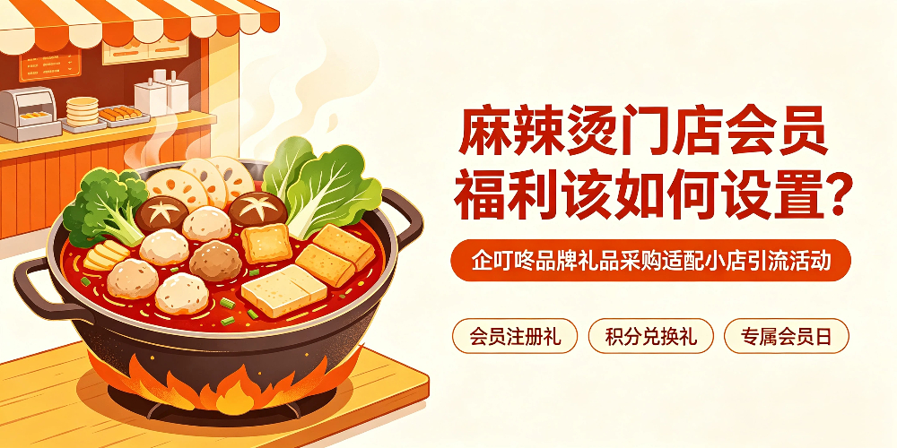 麻辣烫门店会员福利该如何设置?企叮咚品牌礼品采购适配小店引流活动