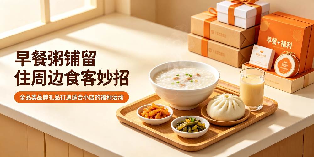 早餐粥铺留住周边食客妙招：全品类品牌礼品打造适合小店的福利活动-企叮咚科技平台.jpg