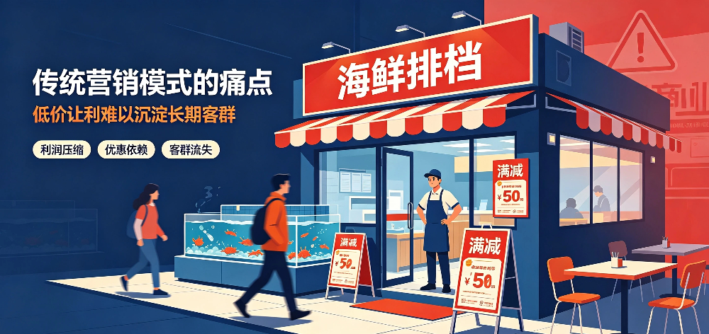 海鲜排挡老顾客维护可行方案 -传统营销模式的痛点-企叮咚科技平台.jpg 海鲜排挡老顾客维护可行方案 -传统营销模式的痛点-企叮咚科技平台.jpg