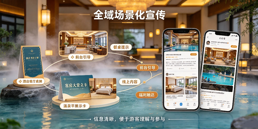 温泉酒店餐厅拉动二次消费方法 -全域场景化宣传-企叮咚科技平台.jpg 温泉酒店餐厅拉动二次消费方法 -全域场景化宣传-企叮咚科技平台.jpg