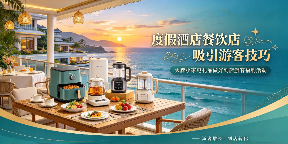 度假酒店餐饮店吸引游客技巧:大牌小家电礼品做好到店游客福利活动-企叮咚科技平台.jpg 度假酒店餐饮店吸引游客技巧:大牌小家电礼品做好到店游客福利活动-企叮咚科技平台.jpg