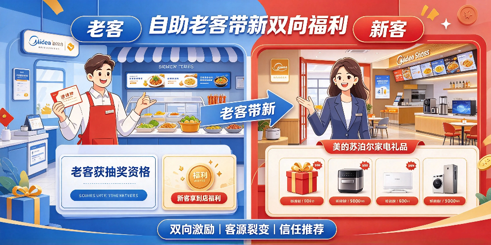 自助餐厅营销与家电礼品策略 -自助老客带新双向福利-企叮咚科技平台.jpg 自助餐厅营销与家电礼品策略 -自助老客带新双向福利-企叮咚科技平台.jpg