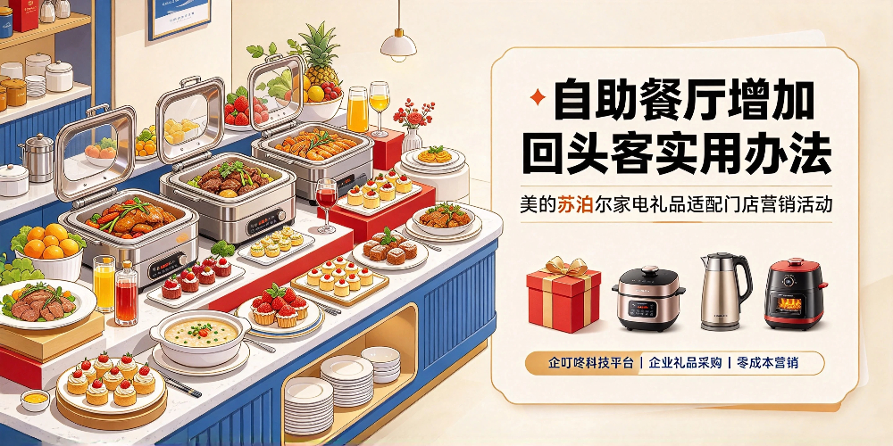 自助餐厅增加回头客实用方法:美的苏泊尔家电礼品适配门店营销活动-企叮咚科技平台.jpg 自助餐厅增加回头客实用方法:美的苏泊尔家电礼品适配门店营销活动-企叮咚科技平台.jpg