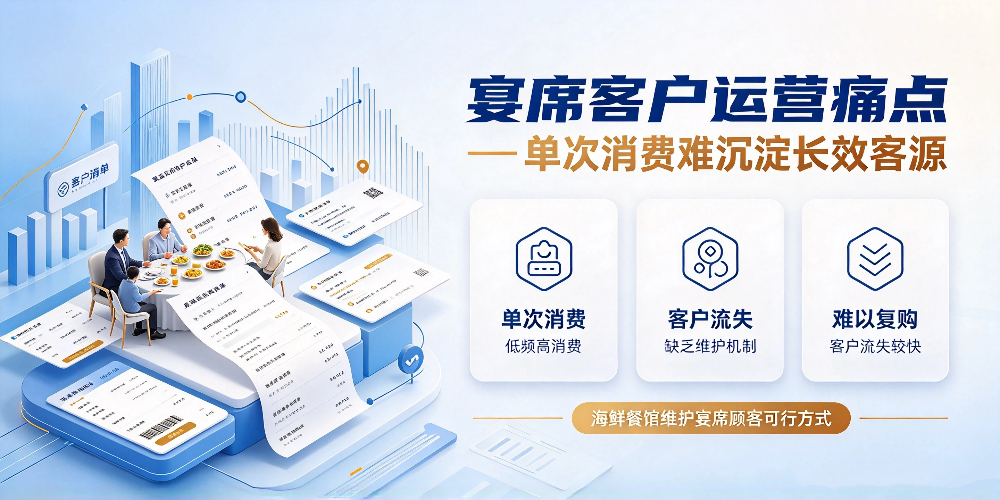 海鲜餐馆宴席顾客维护与酒水礼品答谢策略-宴席客户运营痛点-企叮咚科技平台.jpg 海鲜餐馆宴席顾客维护与酒水礼品答谢策略-宴席客户运营痛点-企叮咚科技平台.jpg