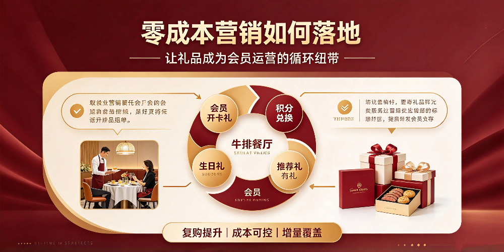 西式牛排餐厅会员福利选择与礼品采购营销方案 -零成本营销如何落地-企叮咚科技平台.jpg