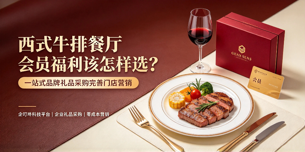 西式牛排餐厅会员福利该怎样选？一站式品牌礼品采购完善门店营销