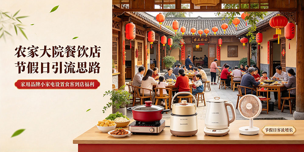 农家大院餐饮店节假日引流思路:家用品牌小家电设置食客到店福利-企叮咚科技平台.jpg 农家大院餐饮店节假日引流思路:家用品牌小家电设置食客到店福利-企叮咚科技平台.jpg
