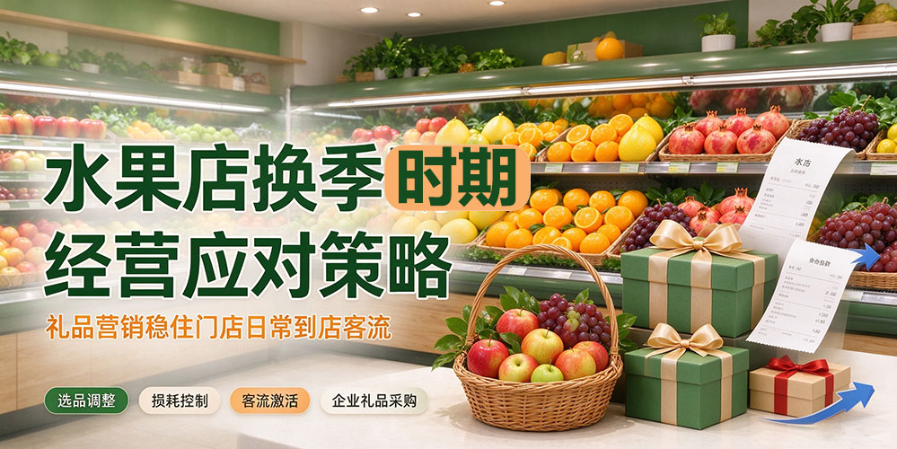 水果店换季时期经营应对策略,礼品营销稳住门店日常到店客流