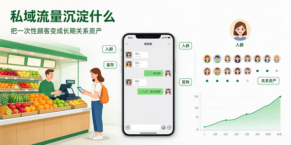 鲜果门店私域流量沉淀方法:私域流量沉淀什么-企叮咚科技平台.jpg 鲜果门店私域流量沉淀方法:私域流量沉淀什么-企叮咚科技平台.jpg