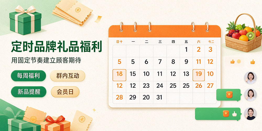鲜果门店私域流量沉淀方法:定时品牌礼品福利-企叮咚科技平台.jpg 鲜果门店私域流量沉淀方法:定时品牌礼品福利-企叮咚科技平台.jpg