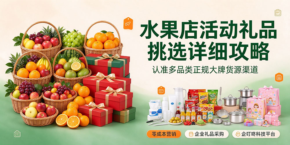 水果店活动礼品挑选详细攻略,认准多品类正规大牌货源渠道